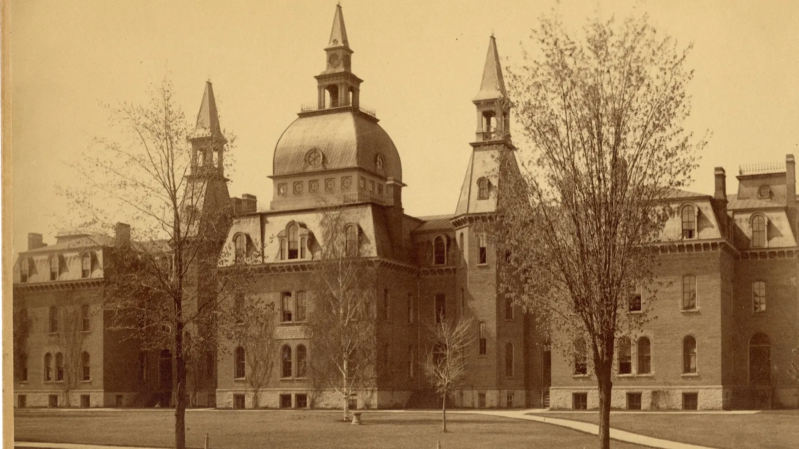 Drawing of Fredonia Normal School