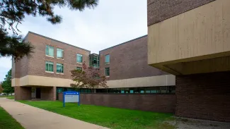 Eisenhower Hall seen from the outside
